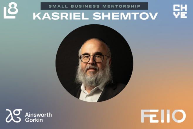 Kasriel Shemtov to Head CHYE Level8 Mentorship Program