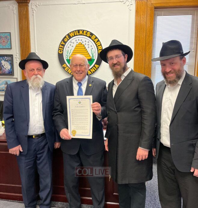 Mayor of Wilkes-Barre Proclaims Education and Sharing Day