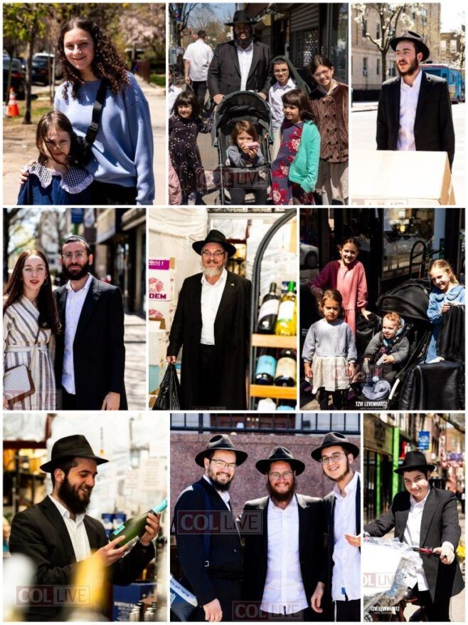 Erev Shabbos Chol Hamoed in Crown Heights