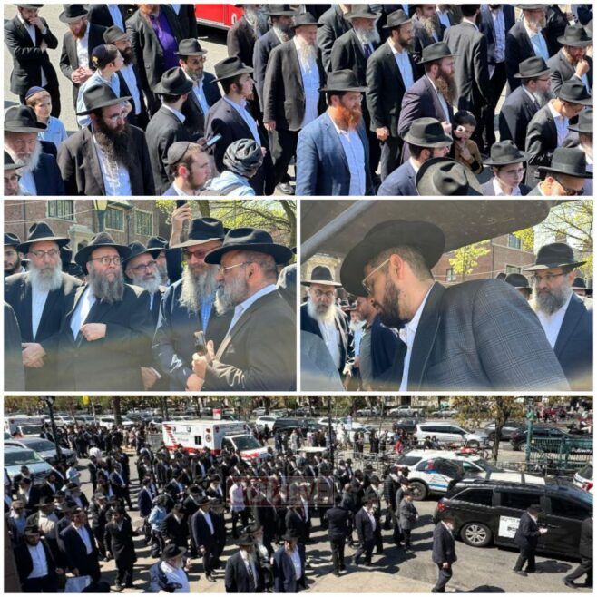 Levaya Held for Reb Avrohom Shmuel Spalter