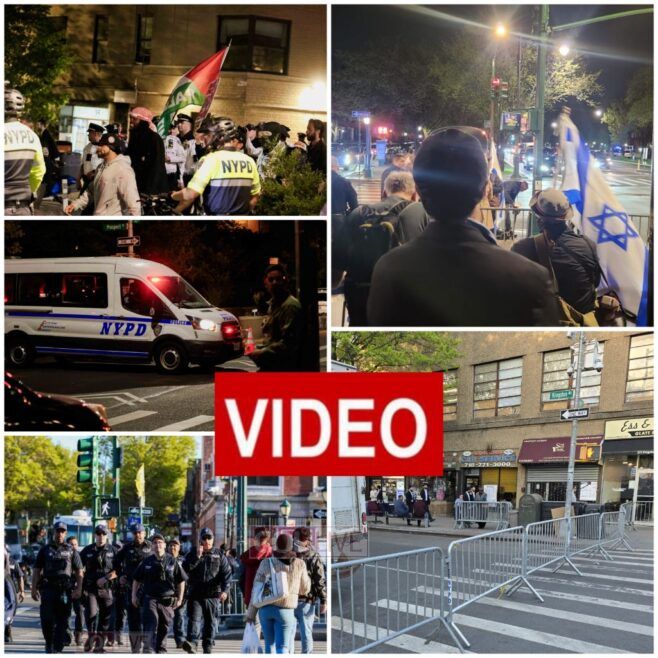 Large Police Presence in Crown Heights Ahead of Protest