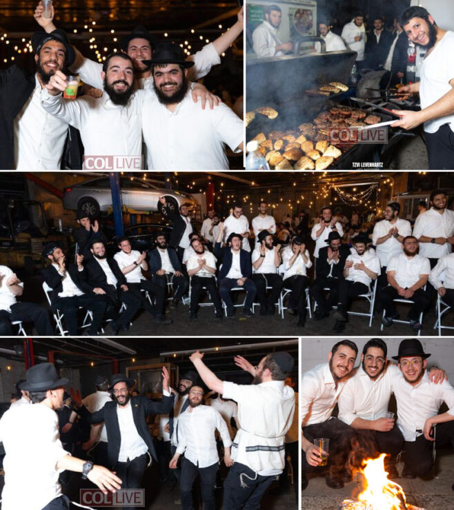 Kevutza Bochurim Celebrate With Bonfire and BBQ