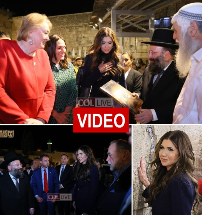 US Homeland Security Secretary Kristi Noem Visits Kotel