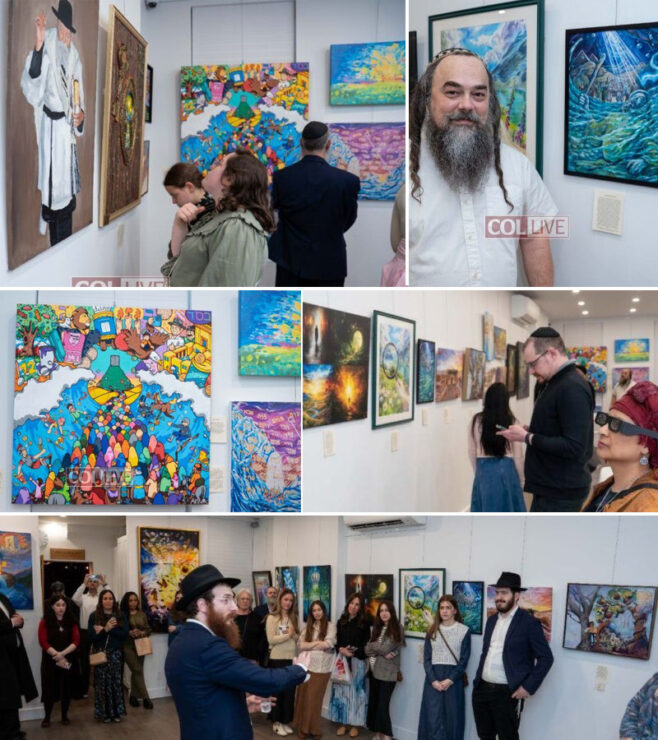 ‘Chassidus in Color’ Art is Now On Display