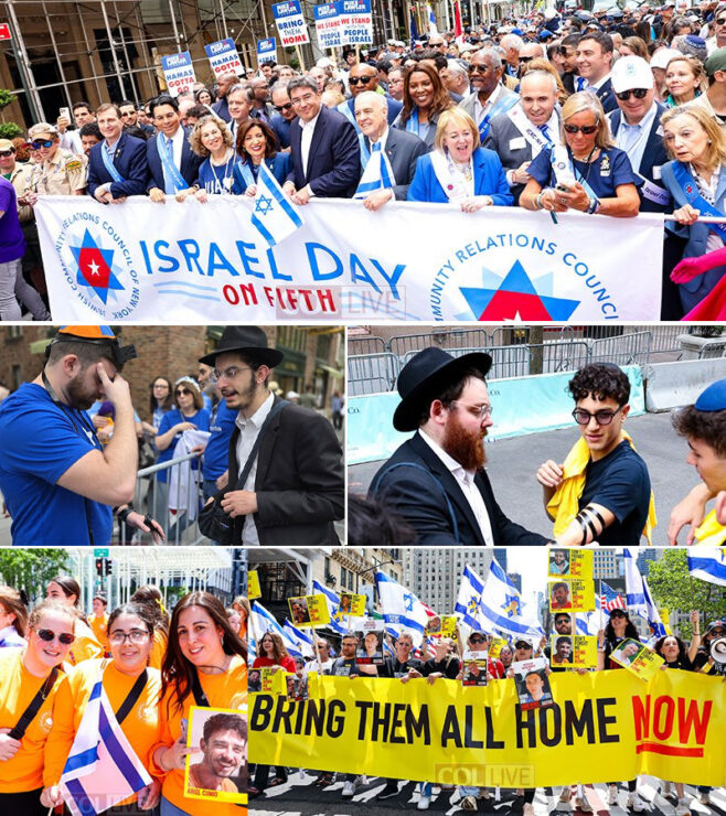 Tefillin and Solidarity at Israel Parade in NYC