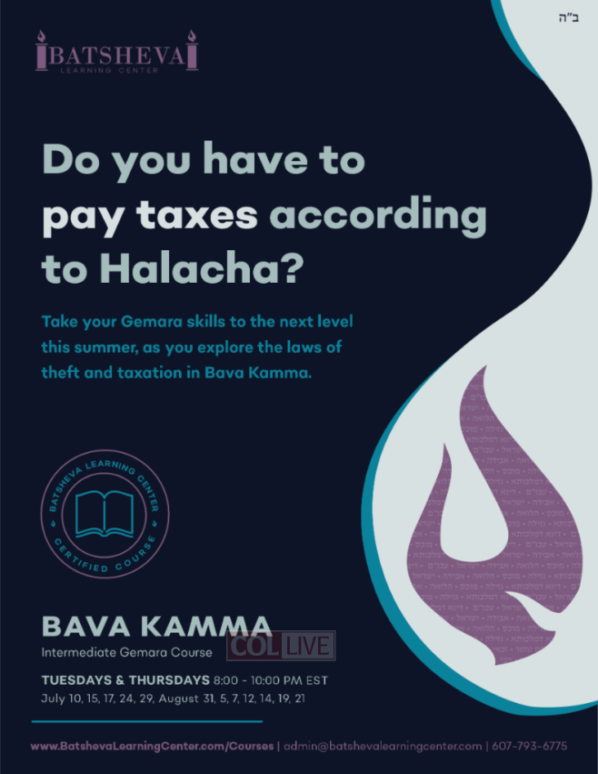 Do You Have to Pay Taxes According to Halacha?