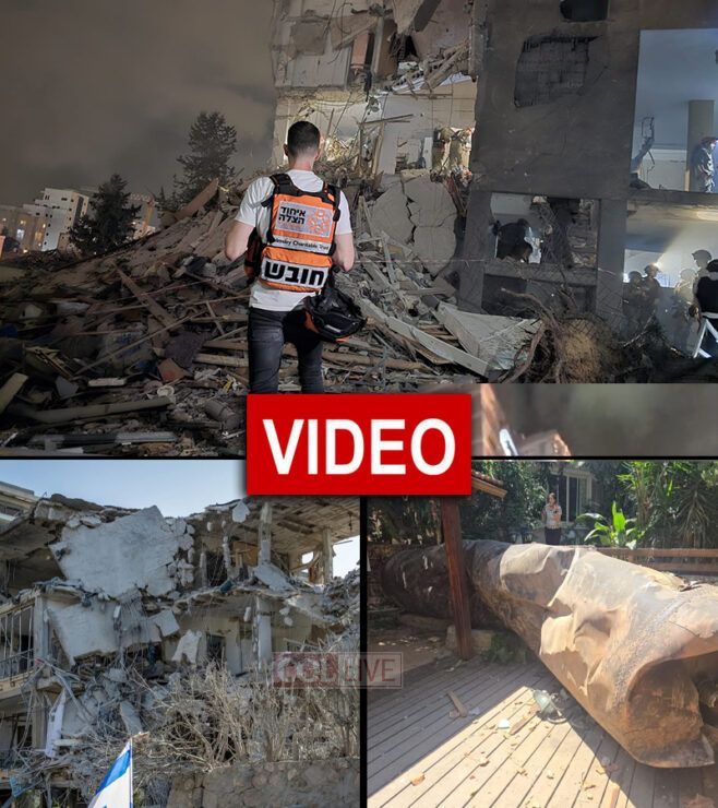Iran Fires 200 Missiles on Shabbos, 4 Dead and Dozens Wounded
