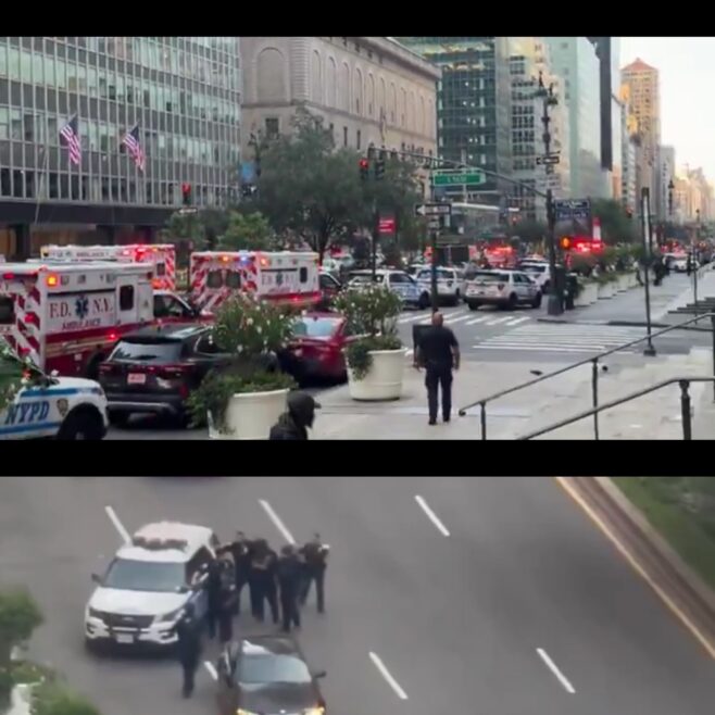 Shooter in Midtown Manhattan Building Kills NYPD Officer