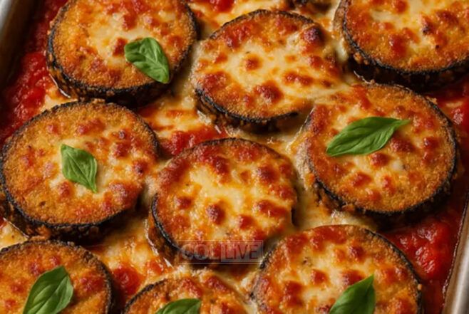 Nine Days of Meatless Meals: Eggplant Parmesan