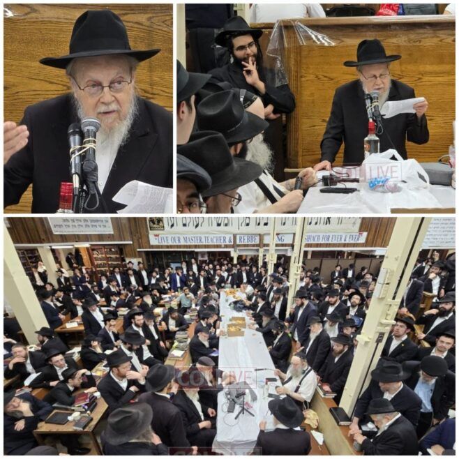 Rabbi Osdoba Leads Siyum Masechta at 770
