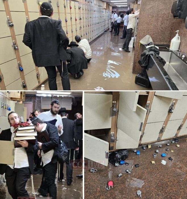770 Lockers Snipped to Save Tefillin From NYC Floods