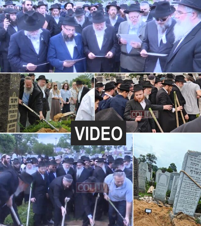 Rabbi Korf Interred Alongside His Wife in New York