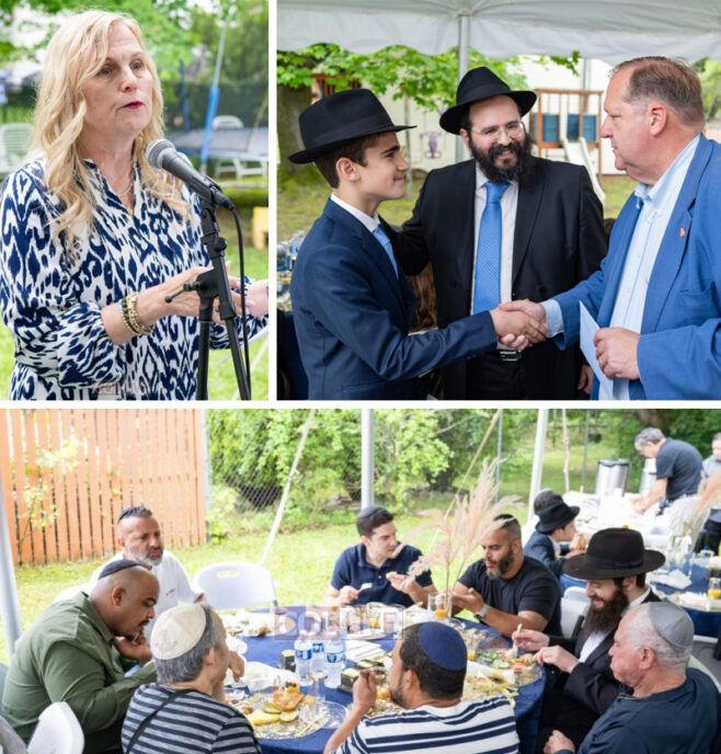 New Tefillin Grant Announced at Shliach’s Son’s Bar Mitzvah