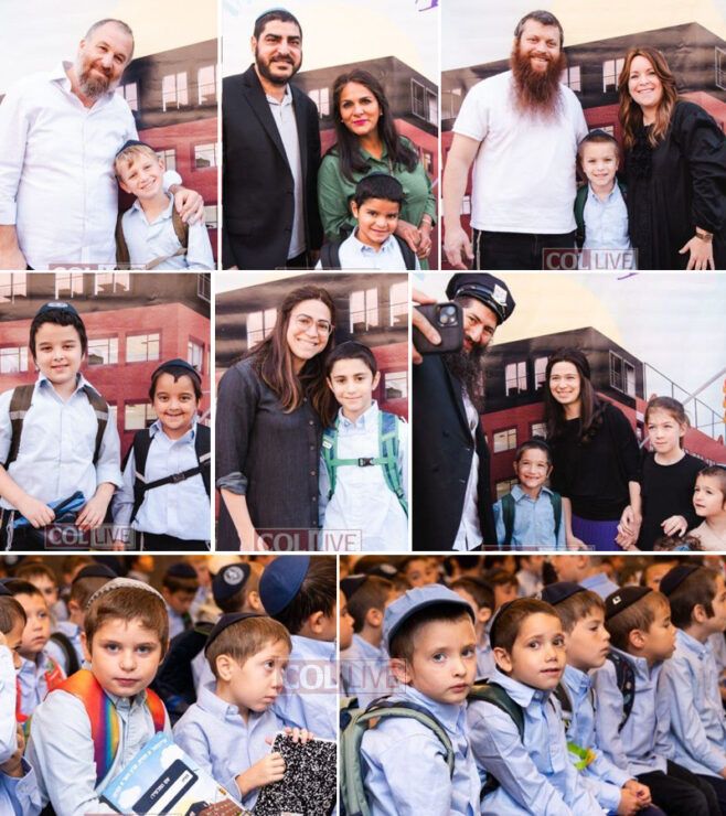 First Day Smiles at Lubavitcher Yeshiva