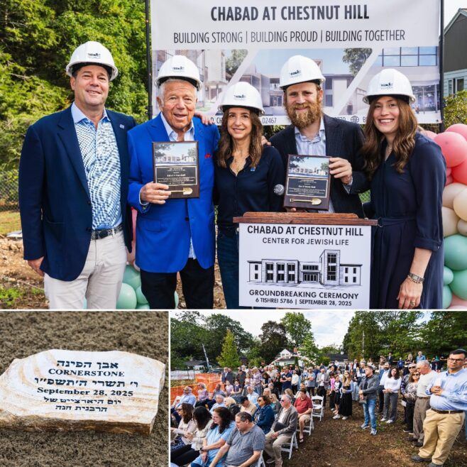 Robert Kraft Donates New Chabad Center in Massachusetts
