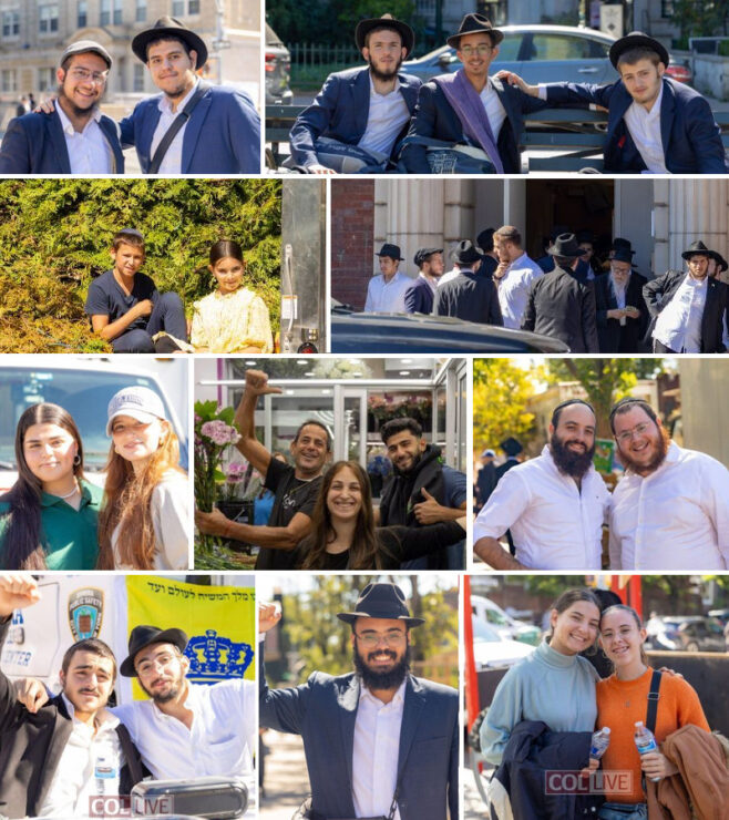 Bustling Erev Yom Kippur in Crown Heights